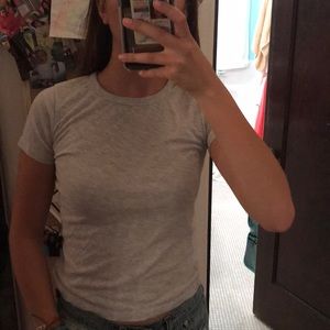 grey brandy melville t-shirt